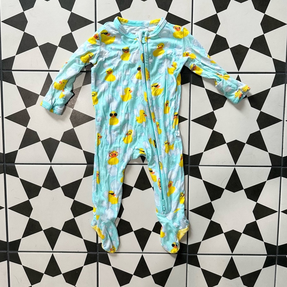 Posh Peanut Rubber Duckies Footie Newborn